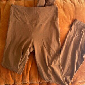 Lululemon Groove Super-High-Rise Flared Pant Nulu Roasted Orange Size: 12